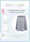 Preview: Papierschnittmuster lillesol women No.66 A-Linien-Rock Alba